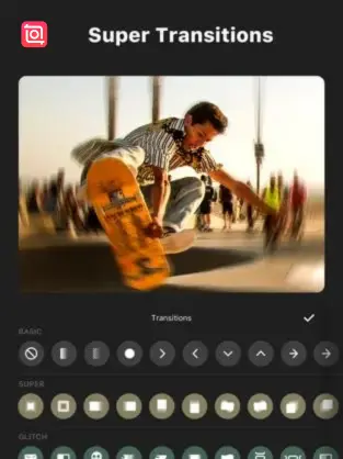 Inshot for iOS pro Super Transitions