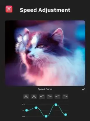 Inshot for iOS pro speed Adjustment