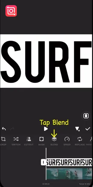 Blend the Text-Masking-Intro-Tutorial step 3-_-🎞️How-to-Add-Video-Inside-Text-with-InShot